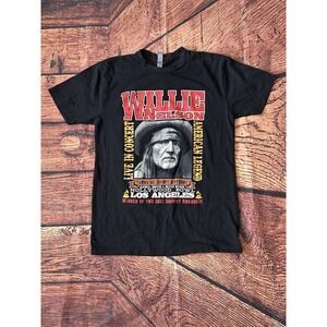 Willie Nelson Shirt Medium Hollywood Bowl Birthday Party Official Merchandise